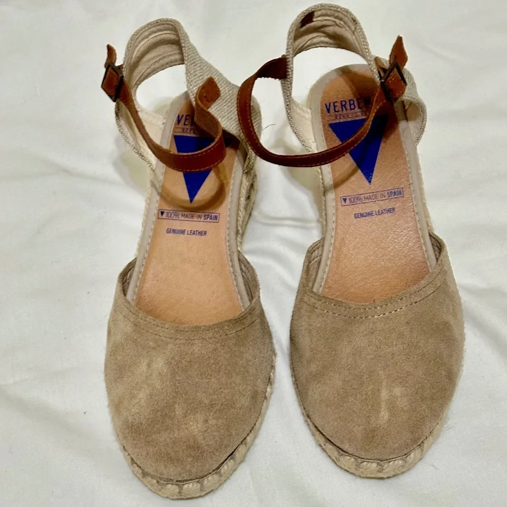Verbenas Malana Wedge Espadrilles Sandals - Picture 2 of 9